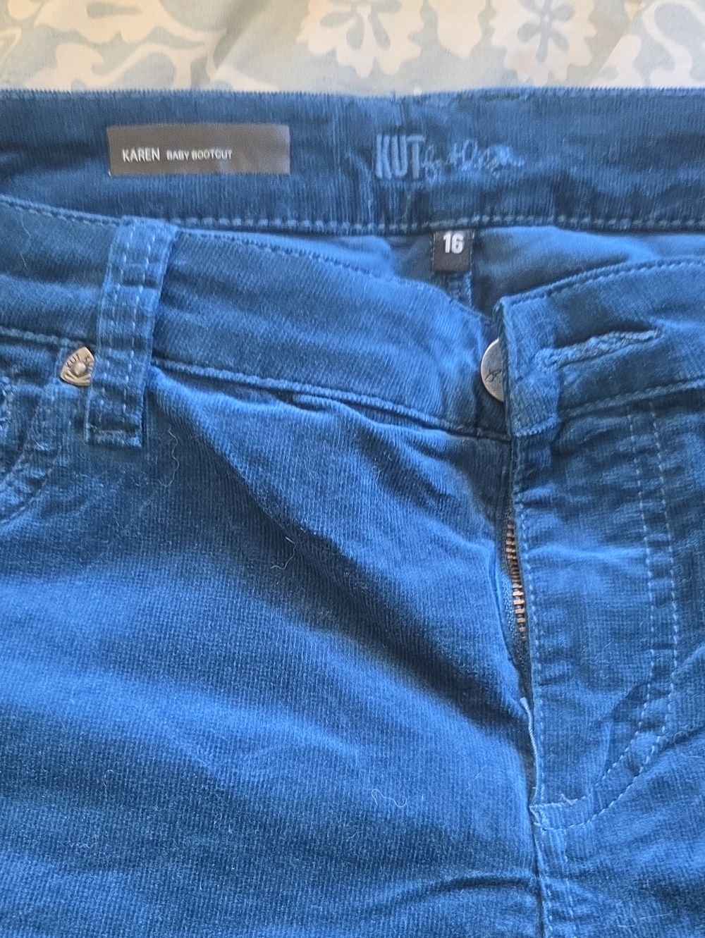 Kut from the Kloth Women's Blue Baby Bootcut Jeans